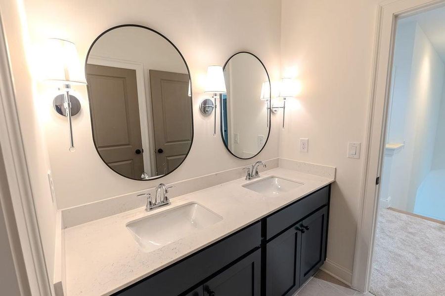 Furnished interior view inside a new home in , Hoschton (Image 16).