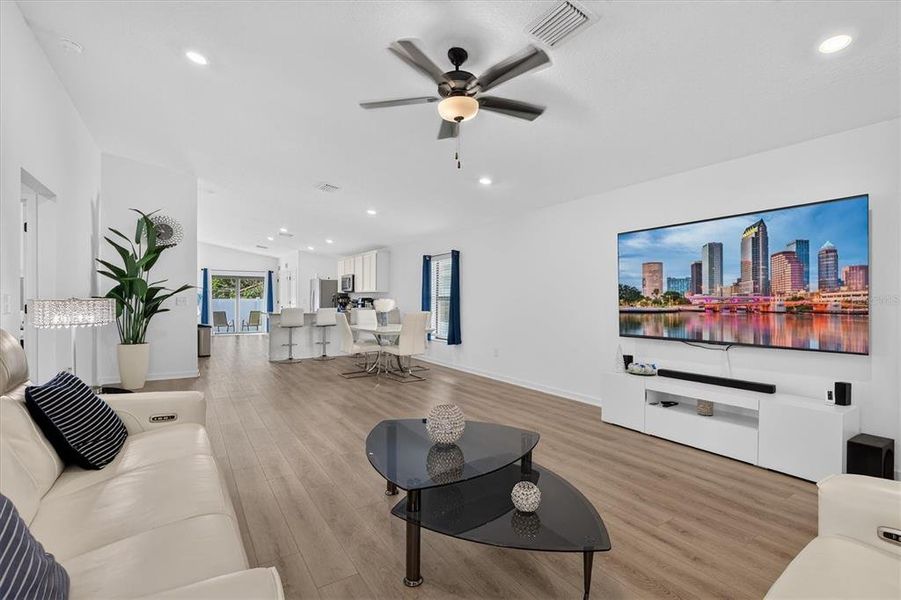 Furnished interior view inside a new home in , Tampa (Image 12).