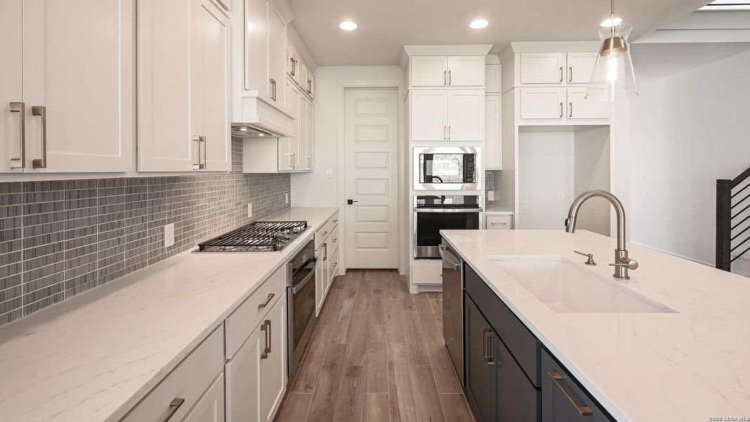 Furnished interior view inside a new home in Hidden Canyon, San Antonio (Image 6).