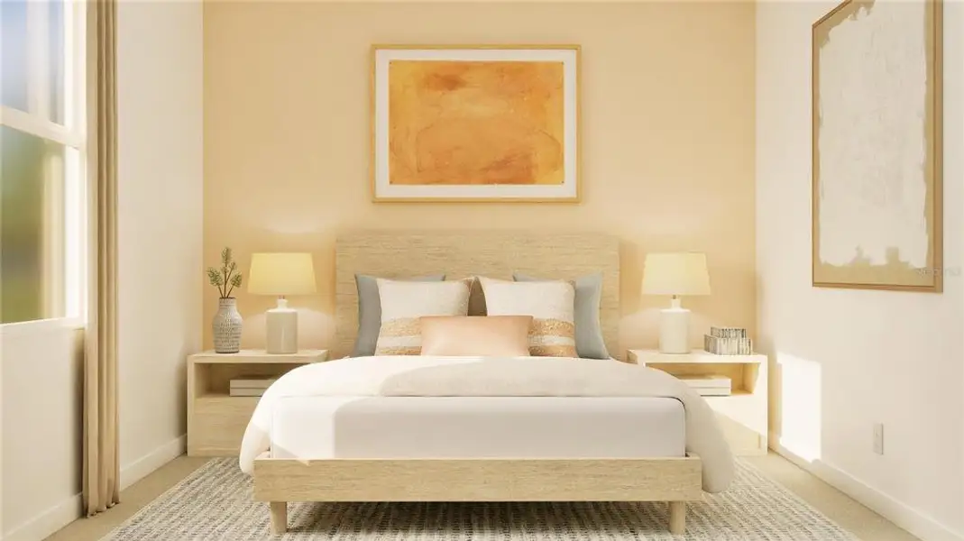 Furnished interior view inside a new home in , Clermont (Image 11).