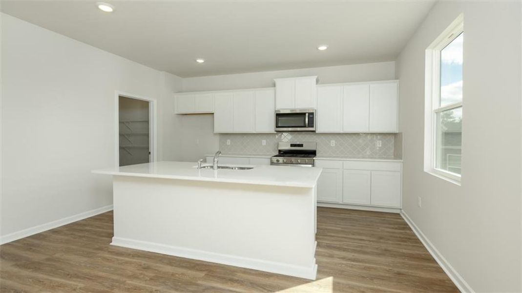 Furnished interior view inside a new home in Jackson Landing, Jefferson (Image 6).