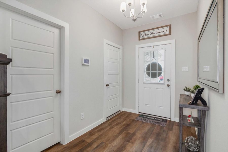 Furnished interior view inside a new home in Marvida, Cypress (Image 40).