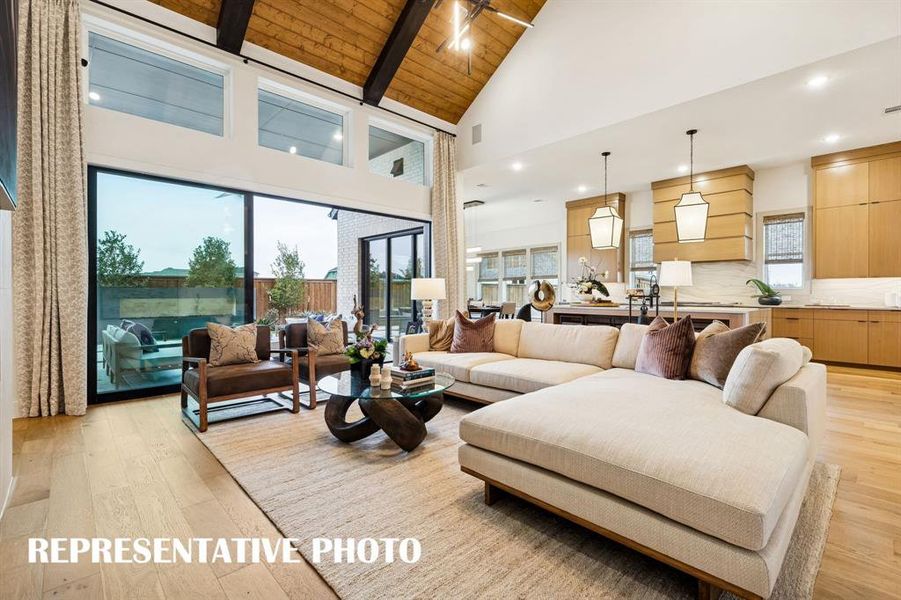 Designed for entertaining, our open and flowing Hayden floor plan is the dream home you have been searching for.  REPRESENTATIVE PHOTO