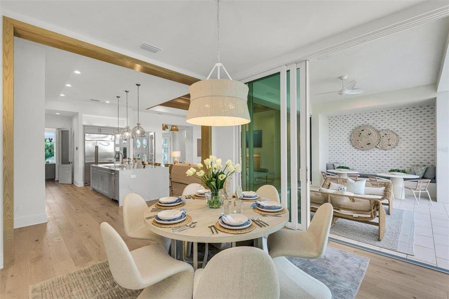 Furnished interior view inside a new home in , Venice (Image 49).