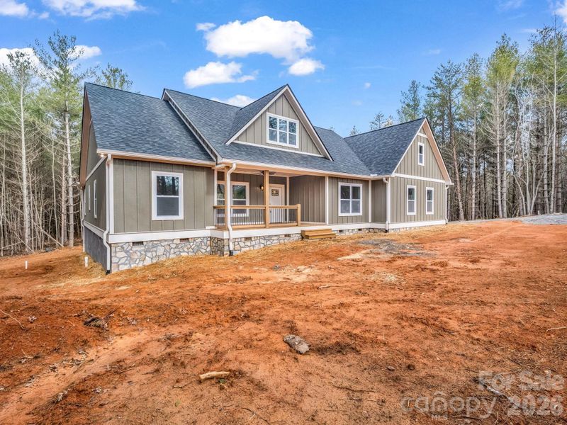 In-progress construction of a new home in , Morganton, NC (Image 35).