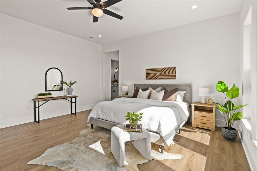 Furnished interior view inside a new home in , Mount Pleasant (Image 13).