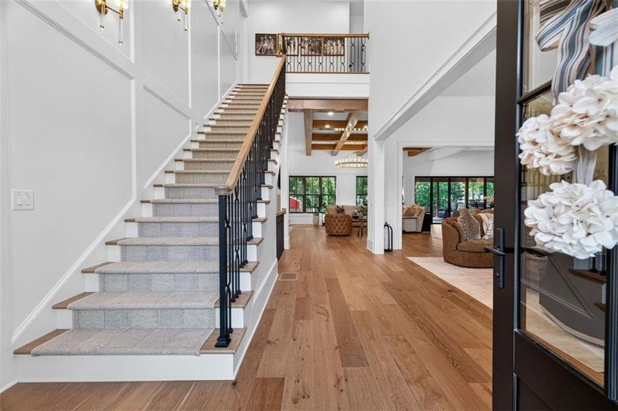 Furnished interior view inside a new home in , Alpharetta (Image 8).