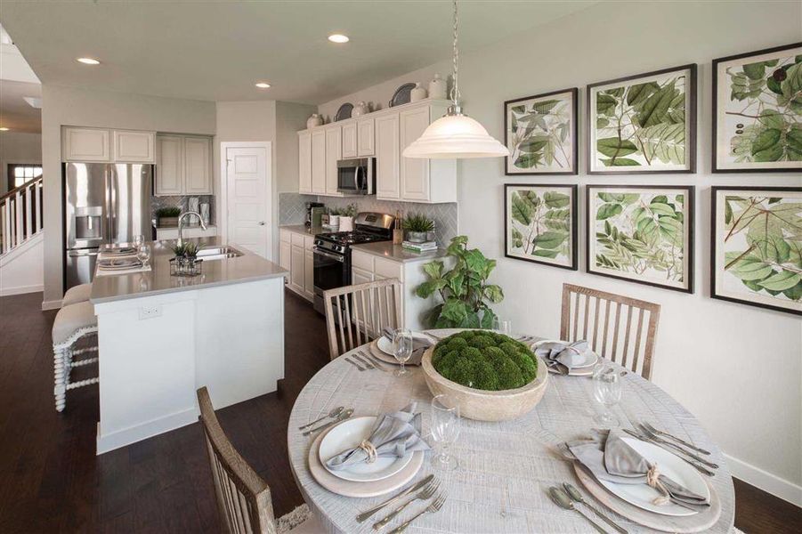 Representative Kitchen and Breakfast Nook