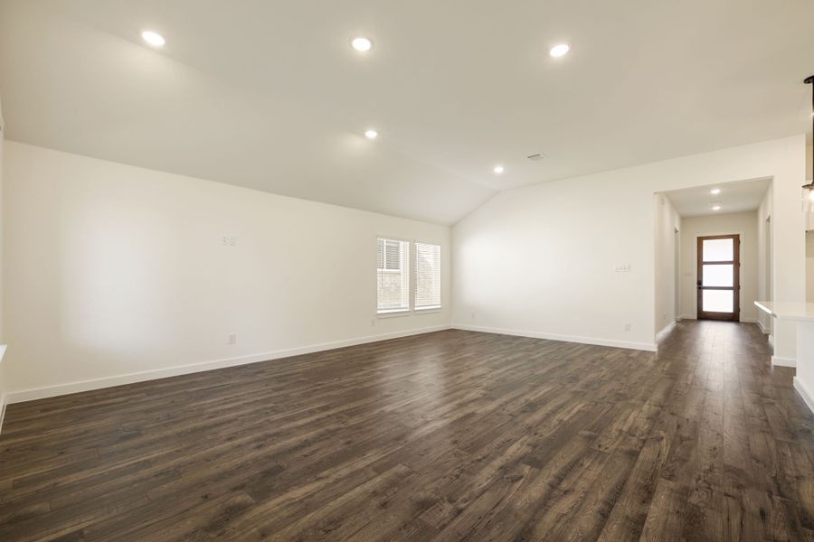 Representative unfurnished interior of a home built from the Hadley by Graham Hart Home Builder in Bear Ridge, Burleson (Image 20). Representative unfurnished interior of a home built from the Hadley by Graham Hart Home Builder in Bear Ridge, Burleson (Image 20).