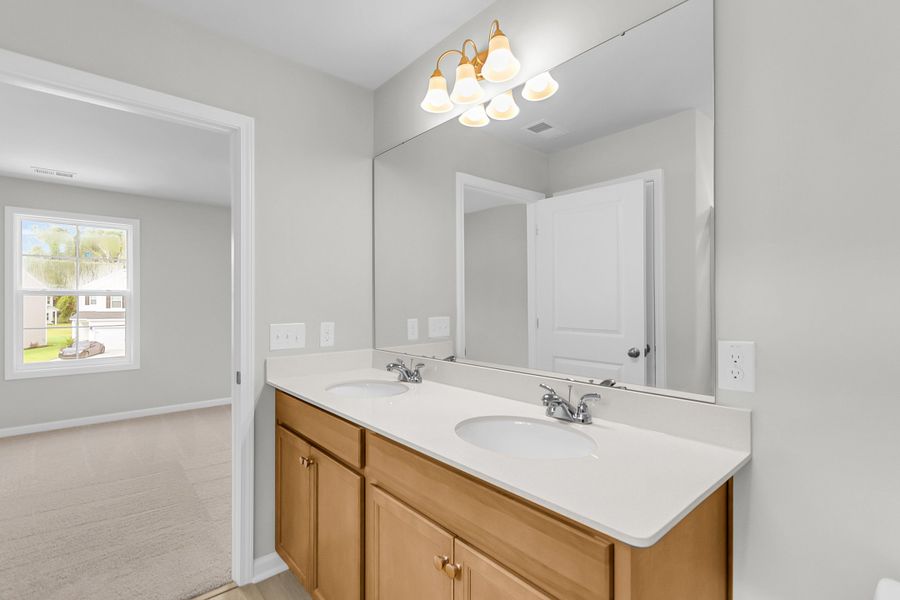 Furnished interior view inside a new home in Central Creek, Goose Creek (Image 11).