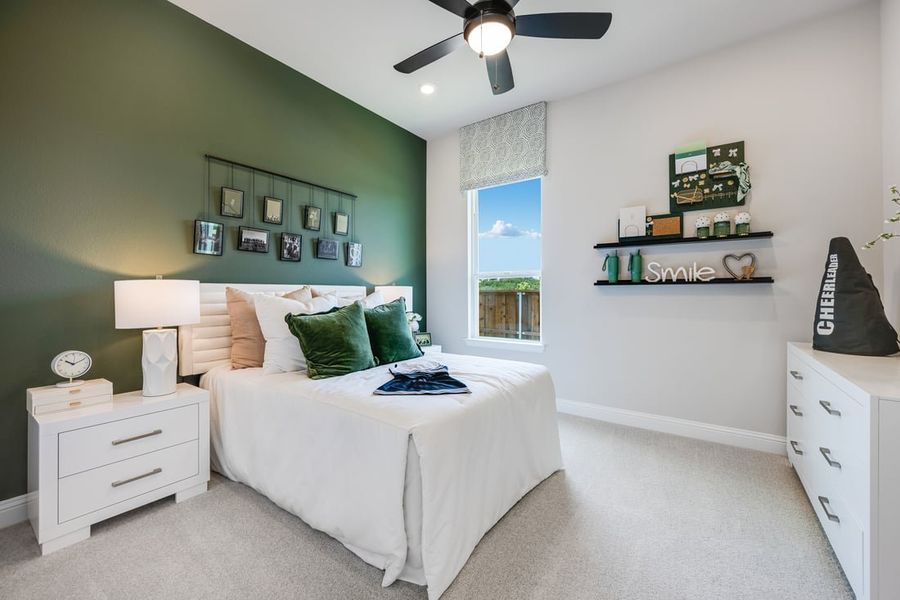 Representative furnished interior of a home built from the Courtney by Taylor Morrison in The Ranch at Uptown Celina, Celina (Image 24).