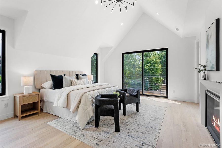 Furnished interior view inside a new home in , Denver (Image 33).