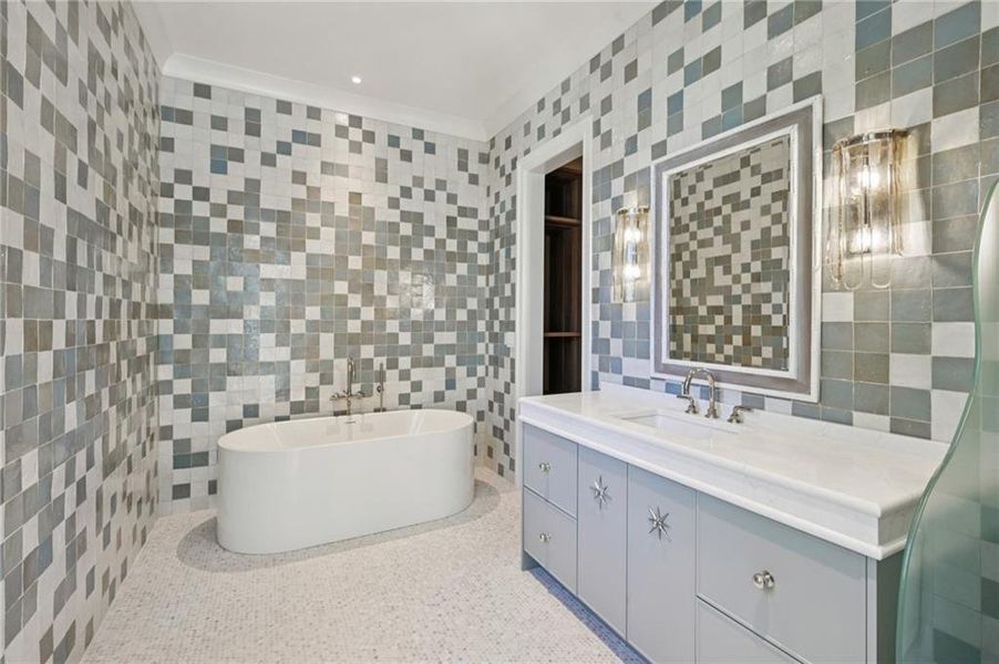 Furnished interior view inside a new home in , Atlanta (Image 51). Furnished interior view inside a new home in , Atlanta (Image 51).