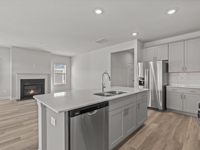 Furnished interior view inside a new home in Vickery Station, Woodruff (Image 4).