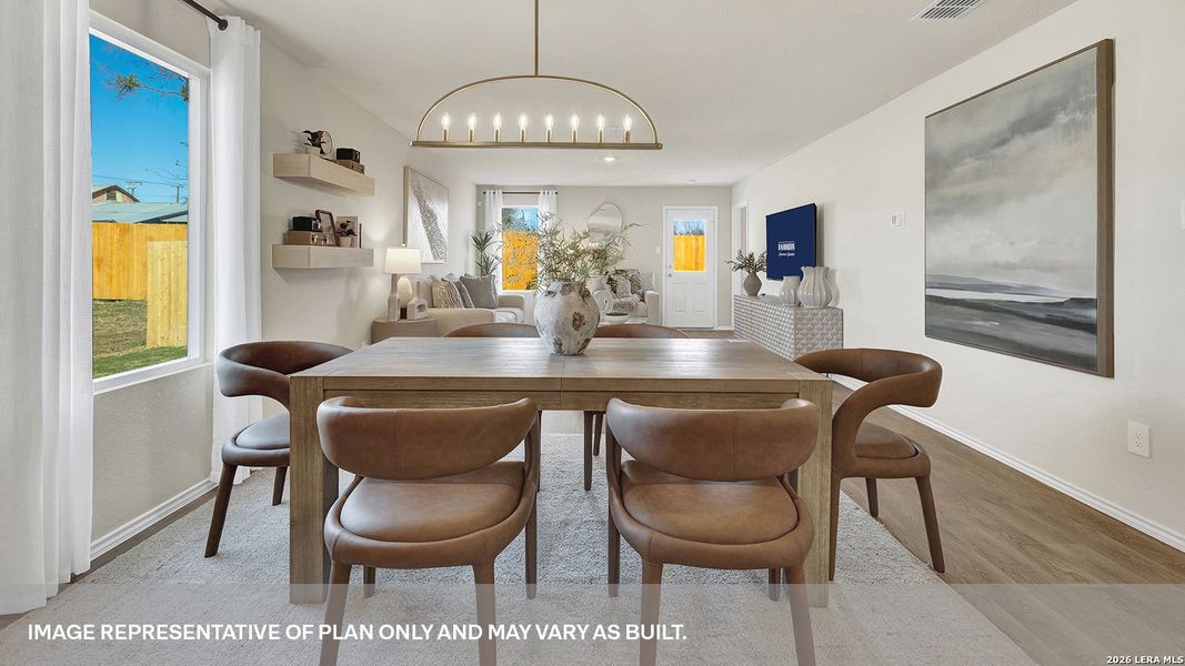 Furnished interior view inside a new home in Spring Valley, New Braunfels (Image 16).