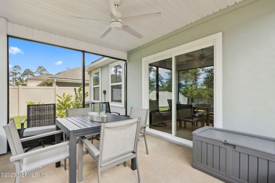 Exterior details and patio area of a home in River Glen, Yulee (Image 4). Exterior details and patio area of a home in River Glen, Yulee (Image 4).