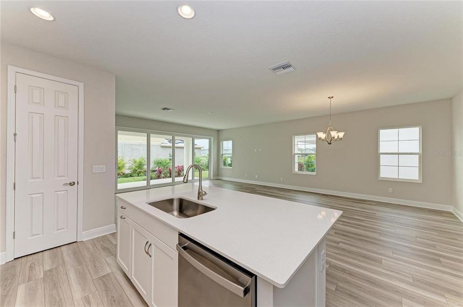 Furnished interior view inside a new home in Mirada, San Antonio (Image 12).