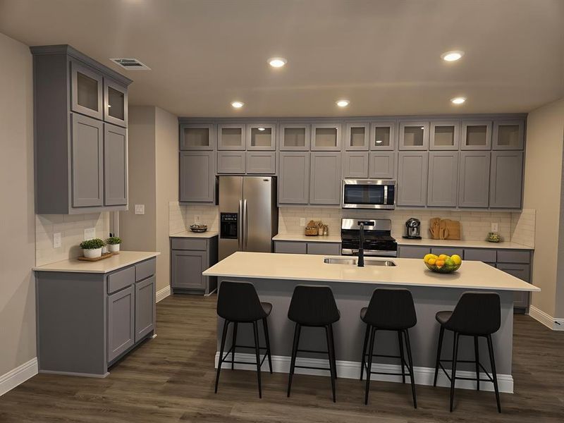 Furnished interior view inside a new home in , Rowlett (Image 4).