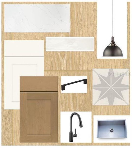 Sample of building materials used in homes in Lakeview Crossing – Tradition Series, Sarasota (Image 5).