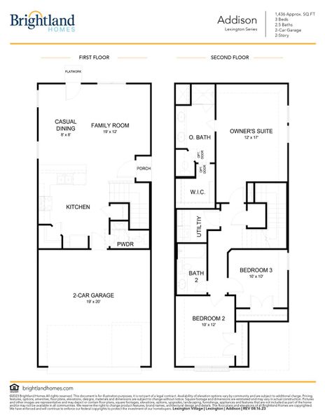 Addison Floor Plan Addison Floor Plan