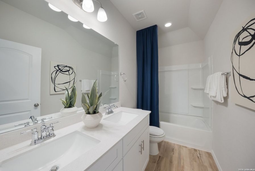 Furnished interior view inside a new home in Horizon Ridge, San Antonio (Image 26).