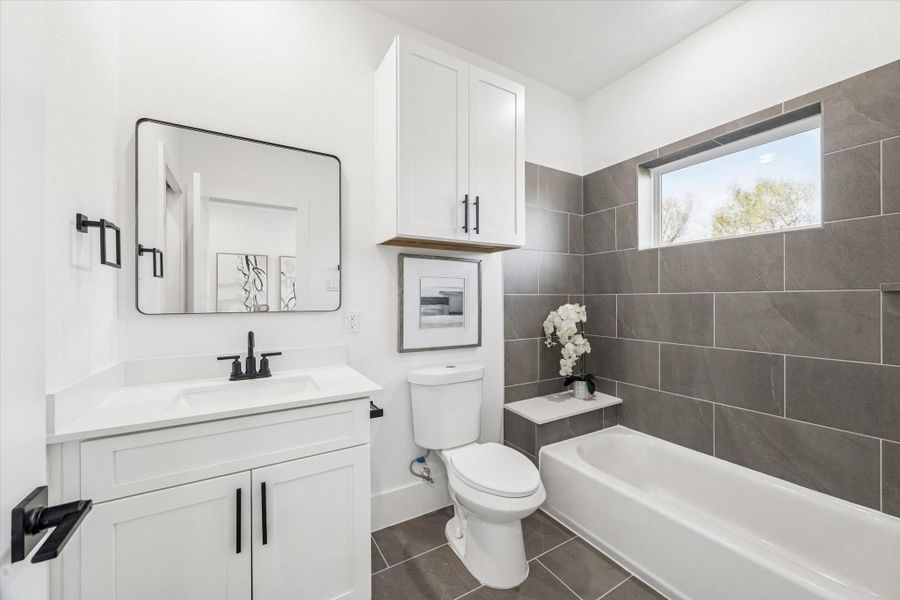 Furnished interior view inside a new home in Paul Quinn Heights, Houston (Image 15).