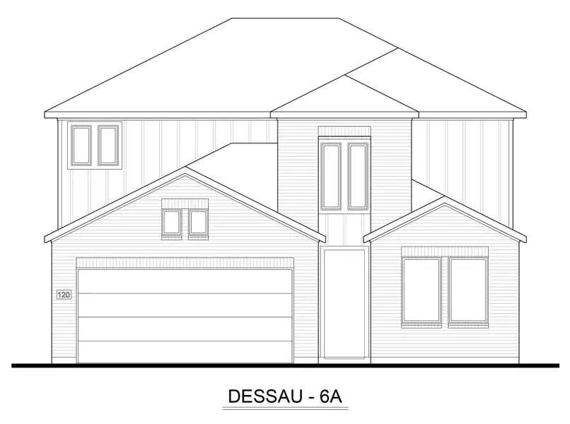 Representative rendering of the exterior for the Dessau by Taylor Morrison (Image 3).