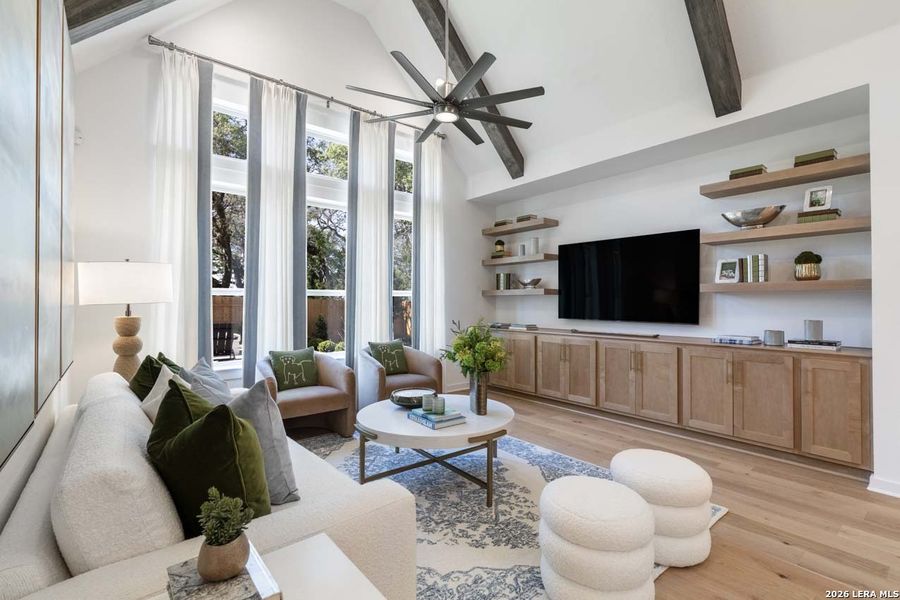 Furnished interior view inside a new home in La Cima, San Marcos (Image 41).