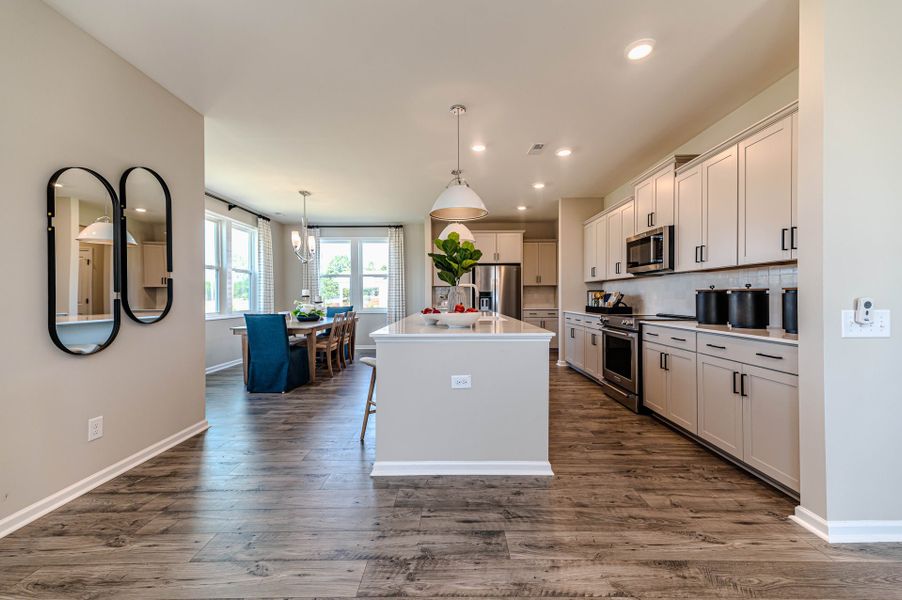 Representative furnished interior of a home built from the Watauga by McKee Homes in Terrapin, Leland (Image 6).