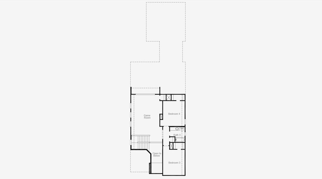2D floor plan layout for the Kenedy by Coventry Homes in Mustang Lakes 40', Weston, TX (Image 6). 2D floor plan layout for the Kenedy by Coventry Homes in Mustang Lakes 40', Weston, TX (Image 6).