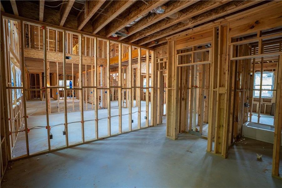 In-progress construction of a new home in , Fairburn, GA (Image 19).
