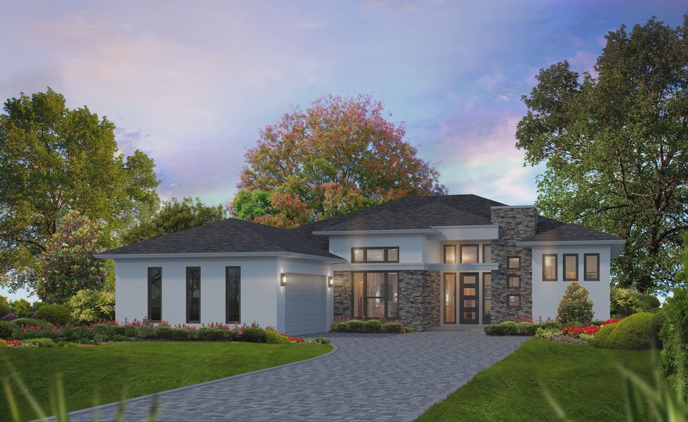 Representative exterior photo of a completed home built from the Ava - Regency Series | 75' Wide Lots by ICI Homes in Palmera, Venice, FL (Image 2).