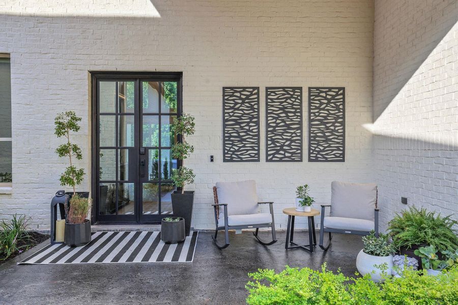 Exterior details and patio area of a home in , Tomball (Image 29).