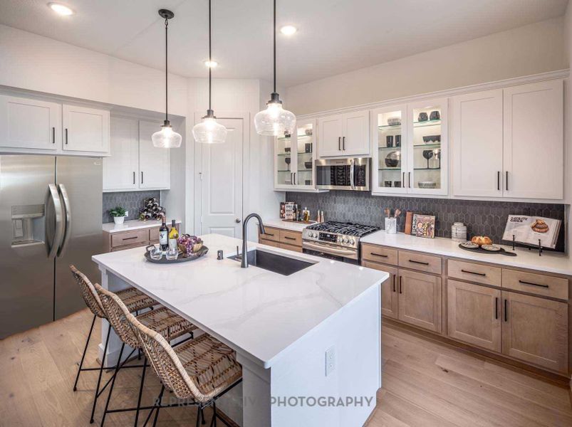 Furnished interior view inside a new home in Bridgeland Central: The Cottages, Cypress (Image 6).