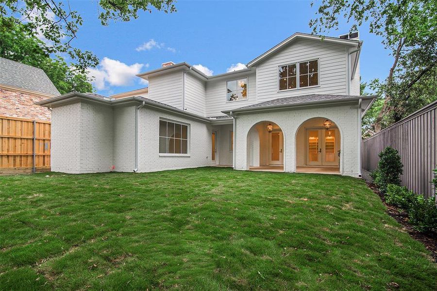 Exterior details and patio area of a home in , Dallas (Image 26).