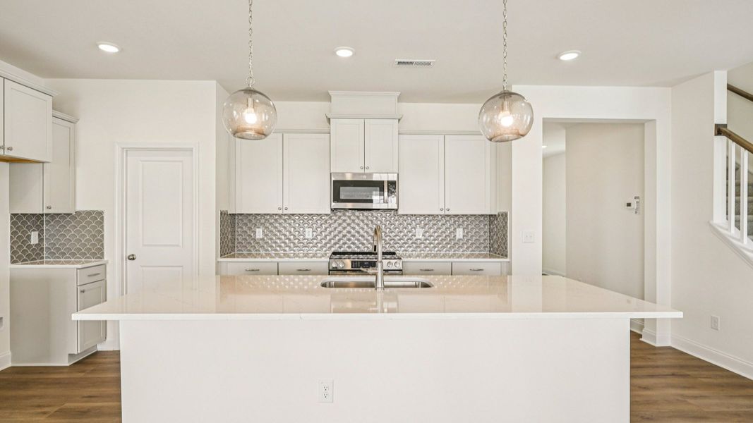 Representative furnished interior of a home built from the Juniper by DRB Homes in Essex Village, Franklinton (Image 17).