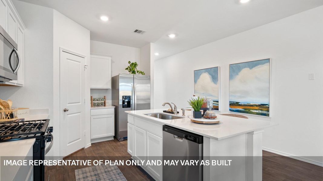 Furnished interior view inside a new home in Talavera, Kyle (Image 8).