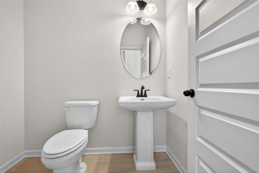 Furnished interior view inside a new home in Allen Manor, Hoschton (Image 12).