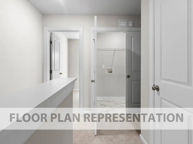 Athens Plan Hallway and Laundry | Ivey Homes Athens Plan Hallway and Laundry | Ivey Homes