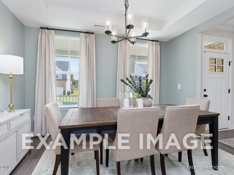 Furnished interior view inside a new home in Sage on North Main, Wake Forest (Image 4).