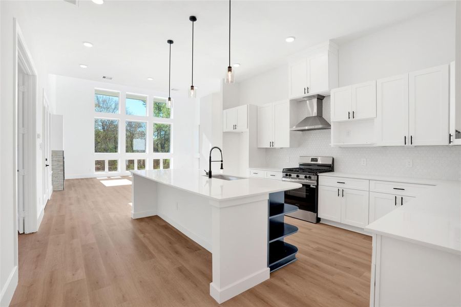 Furnished interior view inside a new home in , Cypress (Image 9).
