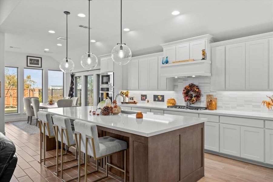 Furnished interior view inside a new home in North Sky 65', Celina (Image 11). Furnished interior view inside a new home in North Sky 65', Celina (Image 11).