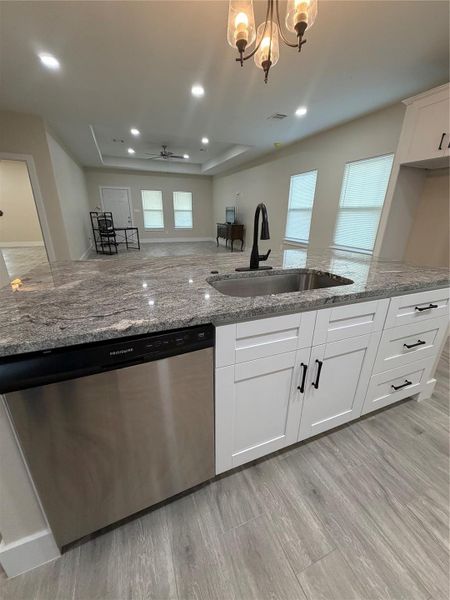 Furnished interior view inside a new home in , Conroe (Image 10).