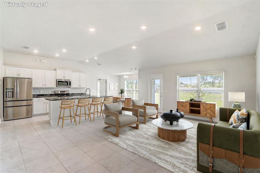 Furnished interior view inside a new home in , Ocala (Image 7).