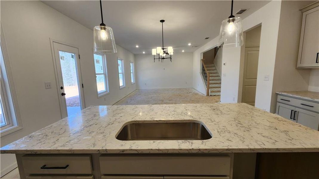 Close-up of interior finishes inside a home in The Estates at Casteel, Bethlehem (Image 7).