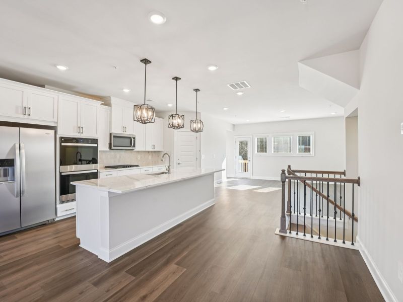 Furnished interior view inside a new home in Hemingway - Highland Series, Cumming (Image 7).