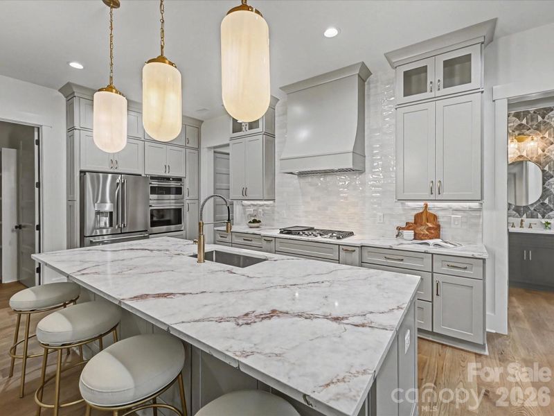 Furnished interior view inside a new home in , Clover (Image 31).