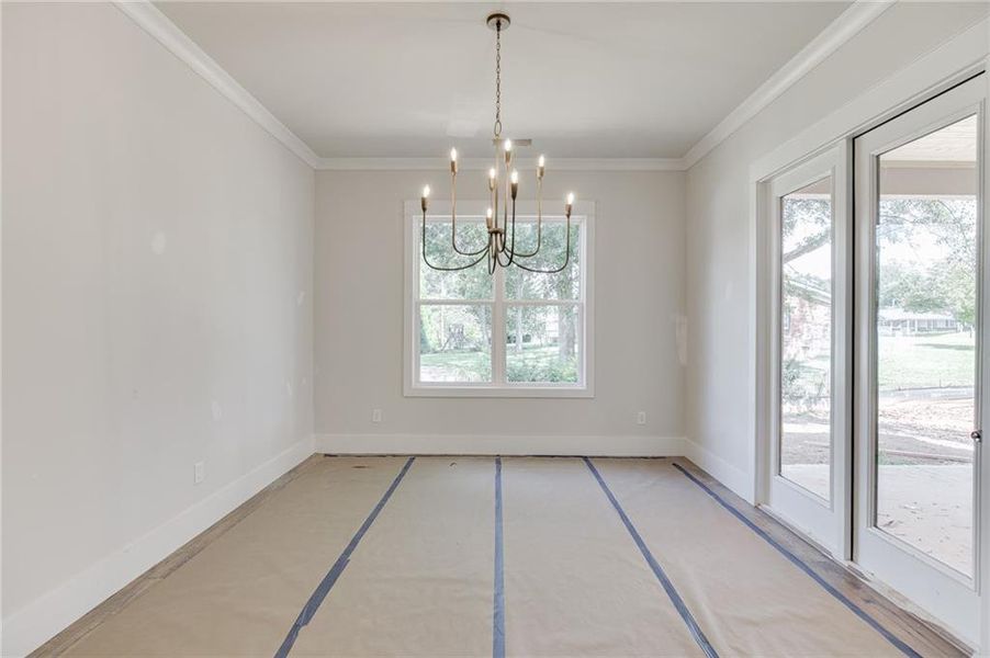 In-progress construction of a new home in , Buford, GA (Image 36).