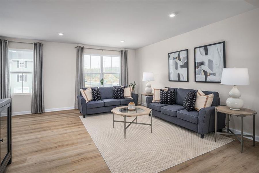 Furnished interior view inside a new home in Fall Crest, Antioch (Image 10).