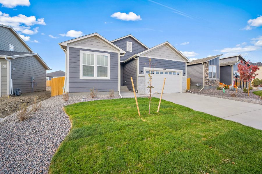 Exterior details and patio area of a home in The Glen, Colorado Springs (Image 20). Exterior details and patio area of a home in The Glen, Colorado Springs (Image 20).